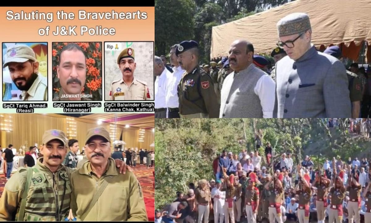 कठुआ मुठभेड़: शहीद पुलिसकर्मियों को दी गई श्रद्धांजलि