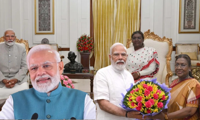 पीएम मोदी ने राष्ट्रपति द्रौपदी मुर्मू से की मुलाकात