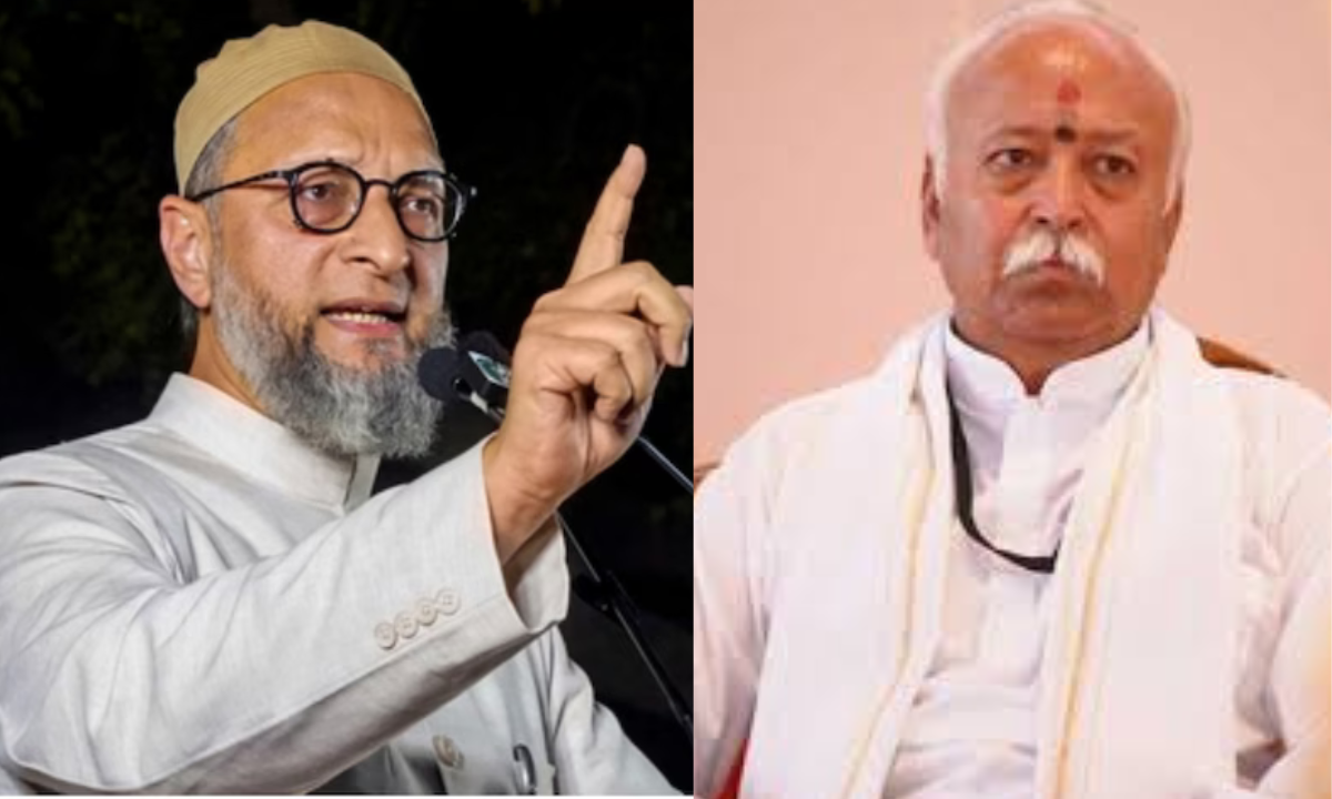 ओवैसी ने भागवत के बयानों को बताया पाखंड, विपक्ष पर साधा निशाना