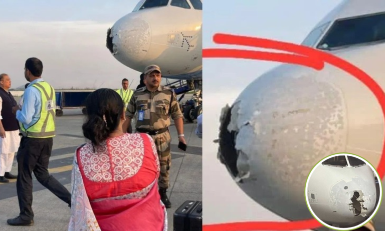 तेज बारिश और ओलों के बीच इंडिगो फ्लाइट की इमरजेंसी लैंडिंग यात्री बोले, हमने मौत को करीब से देखा