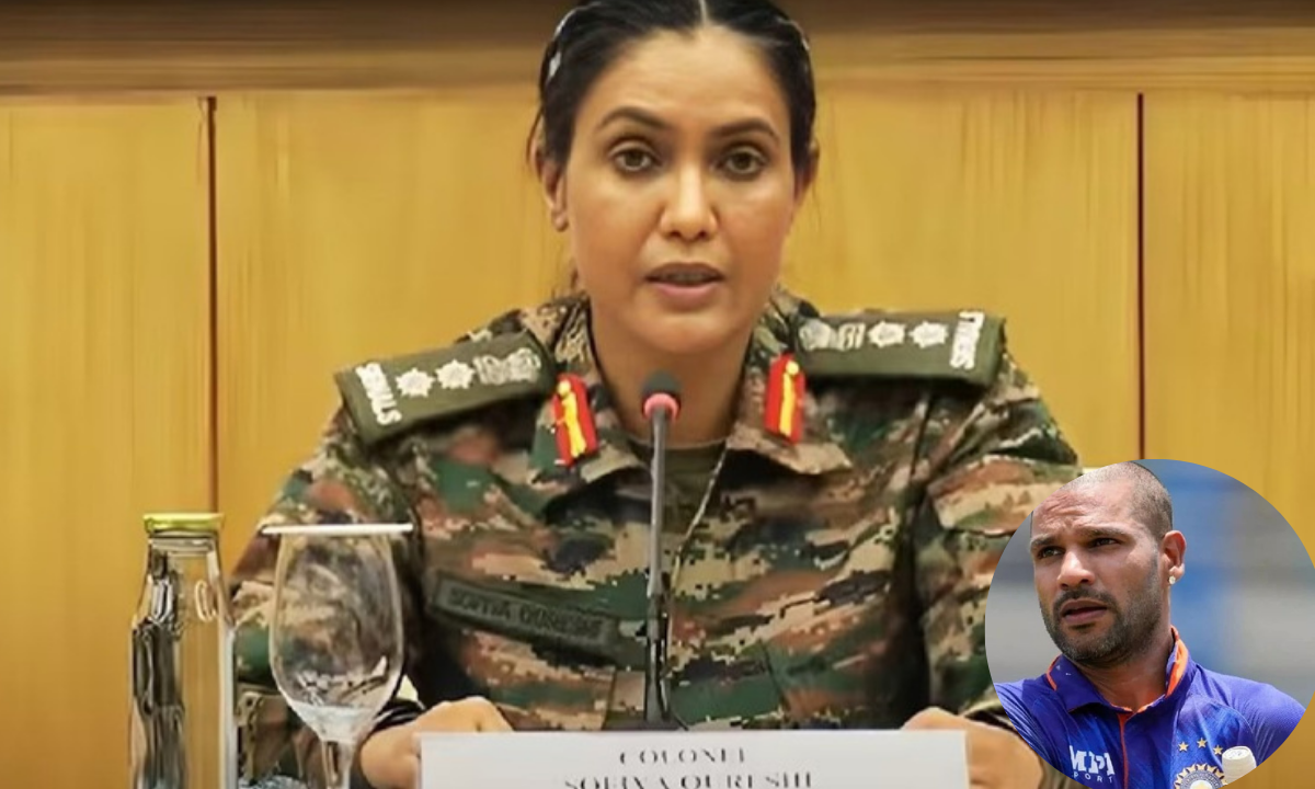 कर्नल सोफिया कुरैशी की बहादुरी को शिखर धवन का सलाम सोशल मीडिया पर की दिल छू लेने वाली पोस्ट