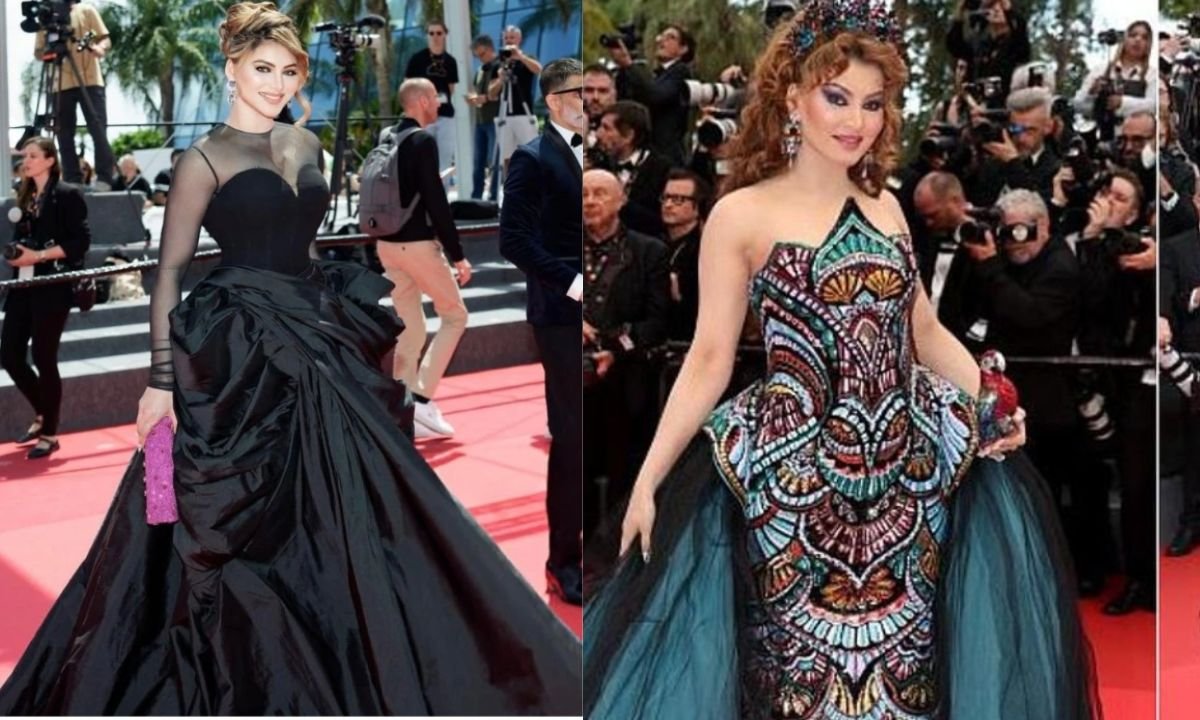 उर्वशी रौतेला का कान्स 2025 में विवादित रेड कार्पेट लुक