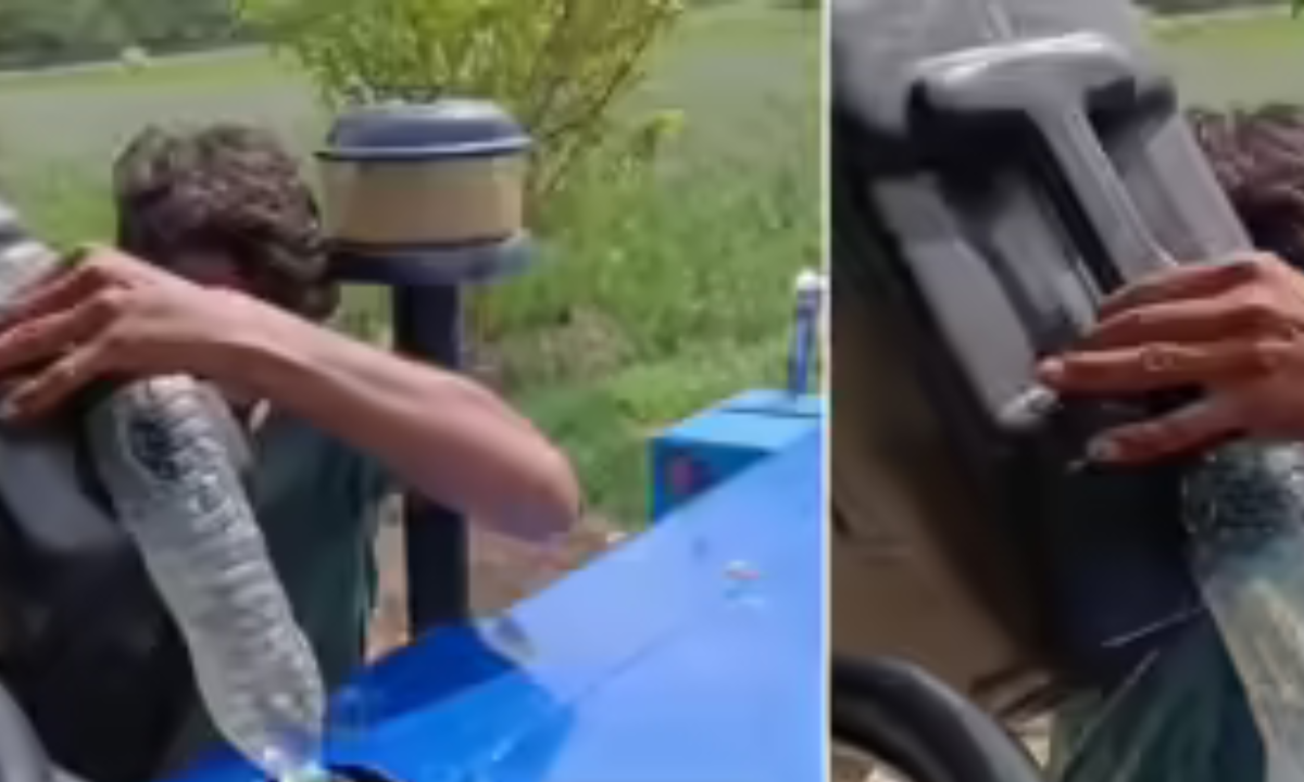 गांव के आदमी ने बताया ट्रैक्टर में डीजल भरने का दमदार तरीका, यूजर्स हुए दंग