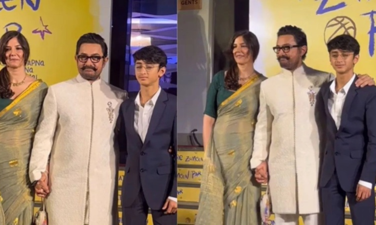 आमिर खान और गौरी स्प्रैट एक बार फिर चर्चा में, फिल्म स्क्रीनिंग में साथ आए नजर