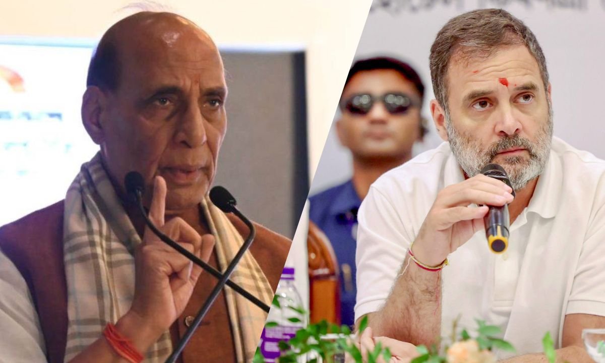 राहुल गांधी का चुनाव आयोग पर आरोप, राजनाथ सिंह का करारा जवाब