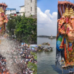 हैदराबाद गणेश उत्सव 2025 69 फीट ऊँची प्रतिमा की शोभायात्रा और विशाल विसर्जन