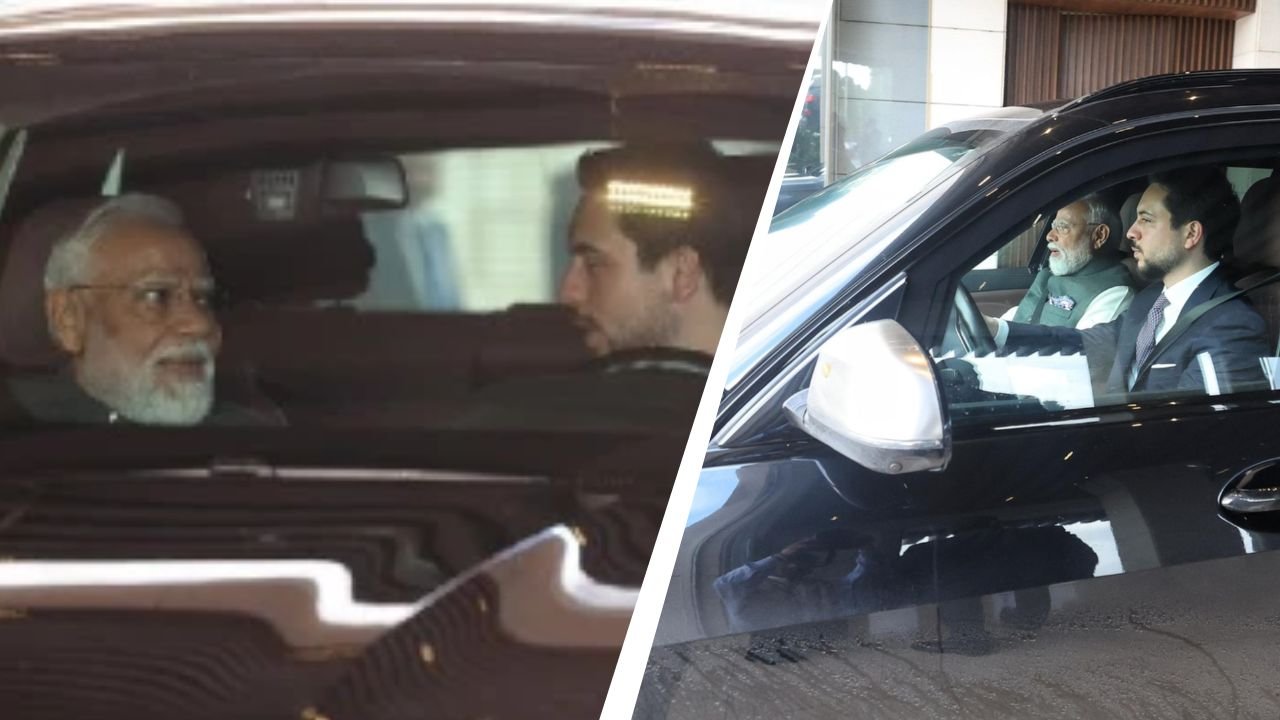 पीएम मोदी का जॉर्डन दौरा: गहरी दोस्ती का ऐतिहासिक प्रतीक, क्राउन प्रिंस ने खुद चलाई कार