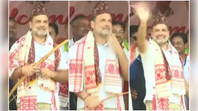 राहुल गांधी का ‘तीर वाला रिएक्शन’ वायरल क्या यह सिर्फ कैंडिड मोमेंट है या चुनावी रणनीति?