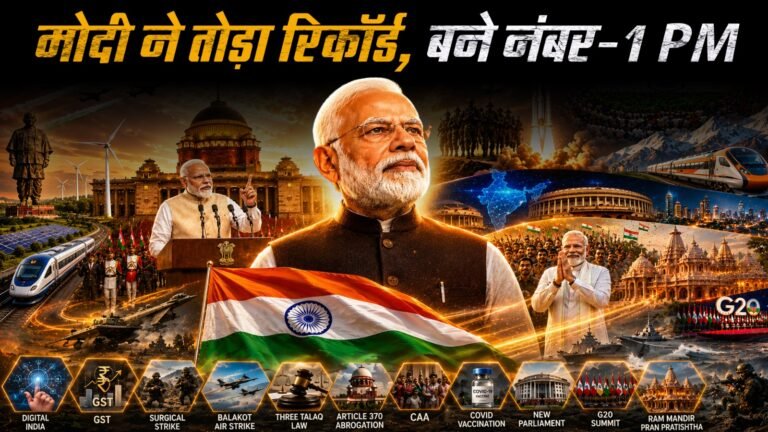PM मोदी ने बनाया नया रिकॉर्ड, बने सबसे लंबे समय तक निर्वाचित प्रधानमंत्री