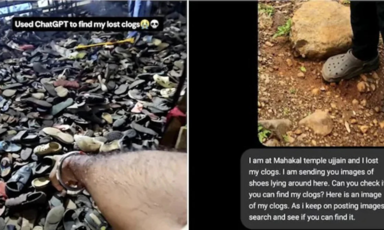ChatGPT Finds Lost Shoes