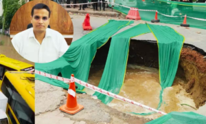 Gurugram Road Collapse