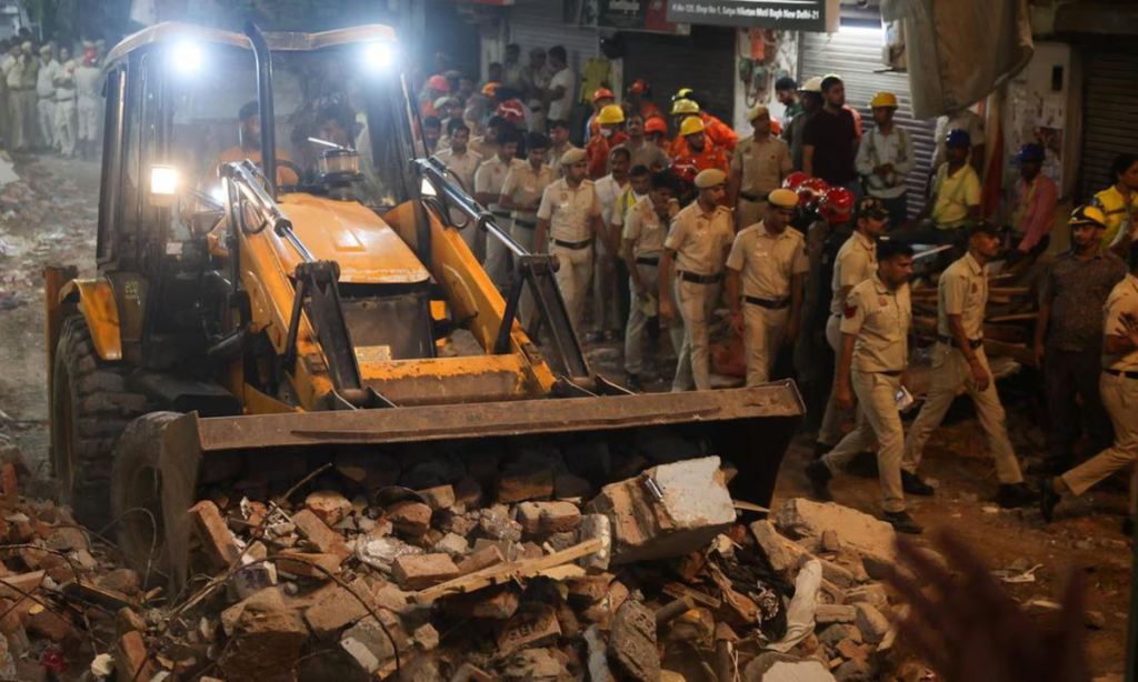 Delhi Building Collapse